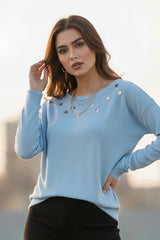 1543 Branded Wool Sweater – Soft and Cozy Fabric Pakistan – velnoor