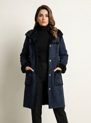 1574 Women's Long Coat | Premium Winter Outerwear Pakistan - velnoor