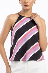 Imported sleeveless top linen sleeveless top No-1090 Velnoor Store