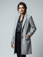 1809 Women's Stylish Winter Coat | Elegant Warmth Pakistan - Velnoor
