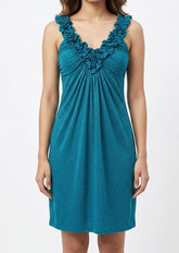 Imported Western mini dress chiffon mini dress No-1350 Velnoor Store