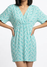 Imported Western mini dress chiffon mini dress No-1012 Velnoor Store