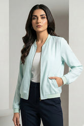 1079 Velvet blue Jacket for Women – Winter Fashion Premium Collection