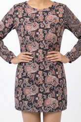 Imported Western mini dress chiffon mini dress No-1556 Velnoor Store