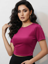 Silks-jersey half sleeve-top Velnoor Store