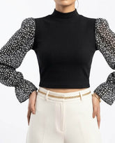 Crop top jersey crop top No-2097 Velnoor Store