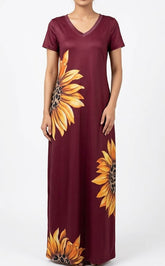 Imported Maxi silk jersey maxi No-1444 Velnoor Store