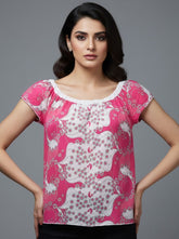 Velnoor Half Sleeve Top 147 - Premium Quality. Casual, Trendy, Cotton