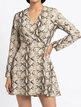 Imported Western mini dress chiffon mini dress No-2610 Velnoor Store