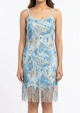 Imported Western mini dress net mini dress No-1318 Velnoor Store