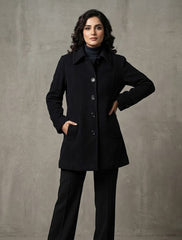 254 Women's Stylish Winter Coat | Elegant Warmth Pakistan - Velnoor