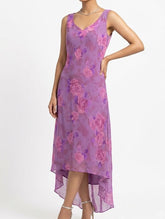 Imported Western Long dress silk jersey long dress No-2628 Velnoor Store