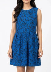 Imported Western mini dress silk jersey mini dress No-1334 Velnoor Store