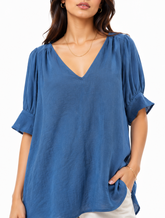 Imported half sleeve top for womens and girls chiffon half sleeve top‚tag-half sleeve top No-556 Velnoor Store
