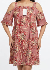 Imported Western mini dress chiffon mini dress No-1276 Velnoor Store