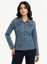 429 Girls Denim Jacket Pakistan – Trendy & Stylish | Velnoor