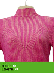 002 Pink Cozy Wool Sweater – Premium Imported Collection Pakistan - Velnoor