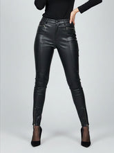 844 Women's Soft Faux Leather Pants | Everyday Wear Leather Trousers Pakistan - velnoor