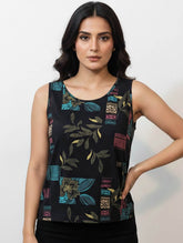 Silk-jersey sleeveless top Velnoor Store