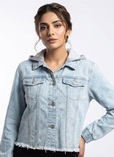 1164 Girls Winter Denim Jacket – Cozy & Trendy Pakistan | Velnoor