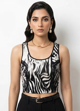 Imported women crop top chiffon crop top No-157 Velnoor Store