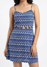 Imported Western mini dress chiffon mini dress No-1307 Velnoor Store