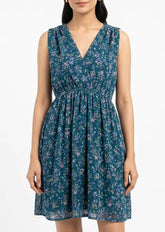 Imported Western mini dress chiffon mini dress No-1331 Velnoor Store