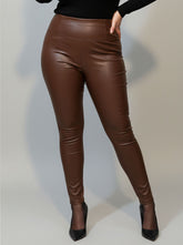 832 Women's Premium Soft Leather Pants | High Quality Faux Leather Pakistan - velnoor