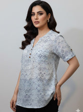 Mantanay Half Sleeve Top 156 - Premium Quality. Stylish, Breathable, Casual