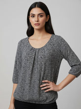 Janina Half Sleeve Top 157 - Premium Quality | Linen Comfort Fashion