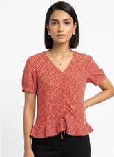 Imported women half sleeve top georgette half sleeve top No-869 Velnoor Store