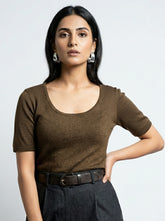 118 Warm Winter Top for Girls Pakistan - velnoor