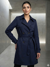 1828 Women's High Neck Winter Coat | Extra Warm Pakistan - Velnoor