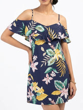 Western mini dress linen mini dress No-2500 Velnoor Store