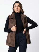 1205 Stylish Imported Fur Jacket – Soft Warm Outerwear Pakistan | Velnoor