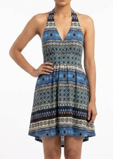 Imported Western mini dress silk jersey mini dress No-1286 Velnoor Store