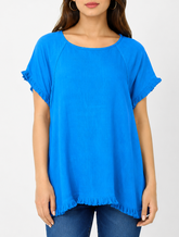 Imported half sleeve top for womens and girls shimmery half sleeve top‚tag-half sleeve top No-514 Velnoor Store