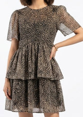 Imported Western mini dress jersey mini dress No-1004 Velnoor Store