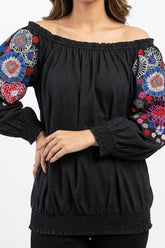 Imported Full sleeve top chiffon full sleeve top No-1501 Velnoor Store