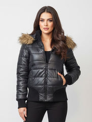 1224 Women's Puffer Jacket | Premium Winter Outerwear Pakistan - velnoor