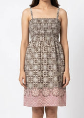 Imported Western mini dress silk jersey mini dress No-1289 Velnoor Store