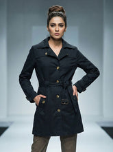 1830 Women's Belted Winter Coat | Chic Modern Style Pakistan - Velnoor