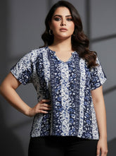 crossroads,half sleeve-top,288 - Premium Quality Stylish Comfortable Linen Top