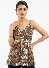 Imported women Sleeveless top linen Sleeveless top No-479 Velnoor Store