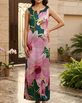 Imported Maxi silk maxi No-3596 Velnoor Store