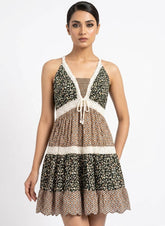 Imported western Mini dress chiffon mini dress No-771 Velnoor Store
