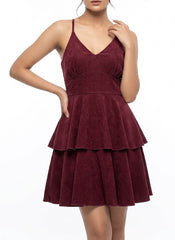 Imported Western mini dress silk jersey mini dress No-763 Velnoor Store
