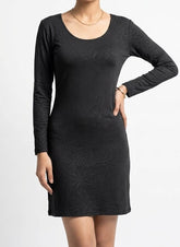 Imported Western Mini Dress jersey mini dress No-741 Velnoor Store