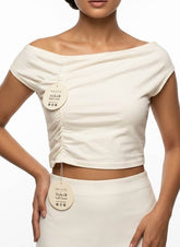 Imported crop top chiffon crop top No-684 Velnoor Store