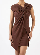 Imported western mini dress jersey mini dress No-596 Velnoor Store